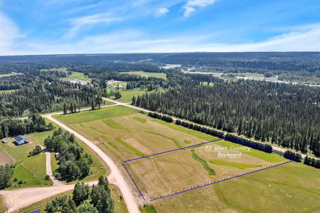 MLS® A2151039 - 13 West Country Boulevard  in West Country Estates Rural Clearwater County, Land