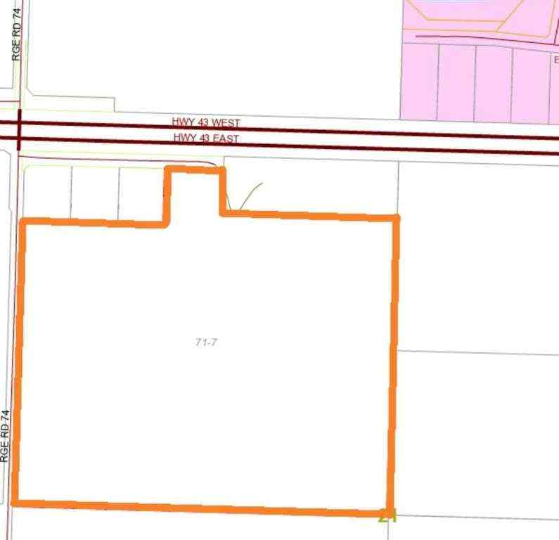 MLS® A2155754 - NW;21;71;7;6 43 Highway  in NONE Dimsdale, Land