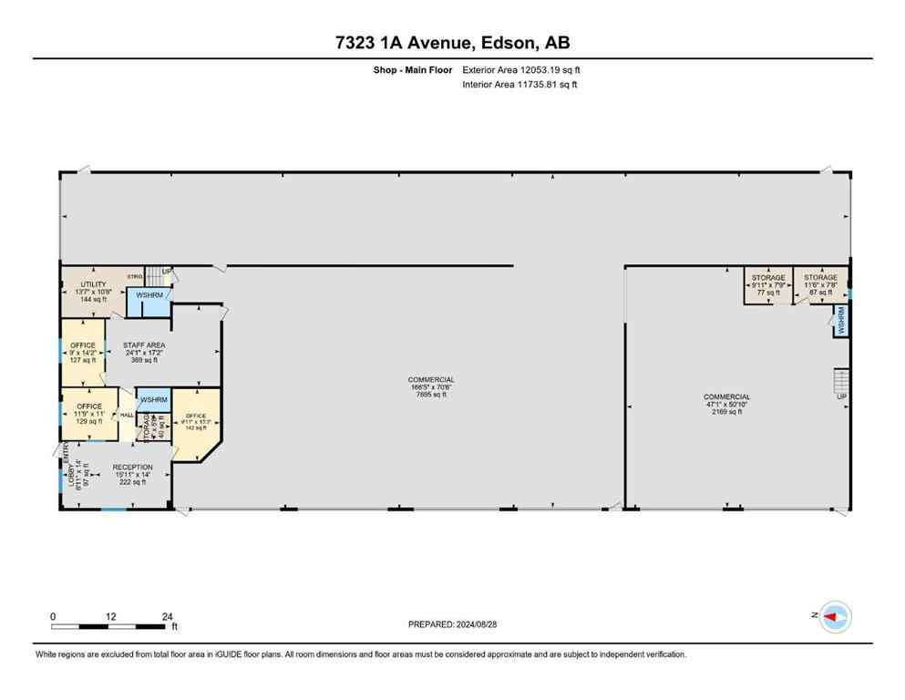 MLS® A2161058 - 7323 1A Avenue  in NONE Edson, Commercial