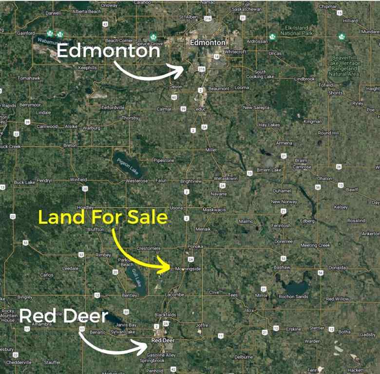 MLS® A2165422 -  QE2 and 604 Highway  in NONE Rural Lacombe County, Land