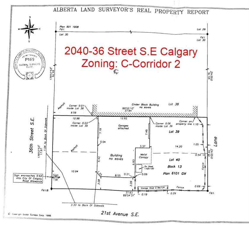 MLS® A2175489 - 2040 36 Street SE in Forest Lawn Industrial Calgary, Commercial