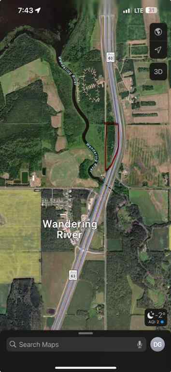 MLS® A2178568 - 0 2422103 Block 1 Lot 1   in Wandering River Wandering River, Land