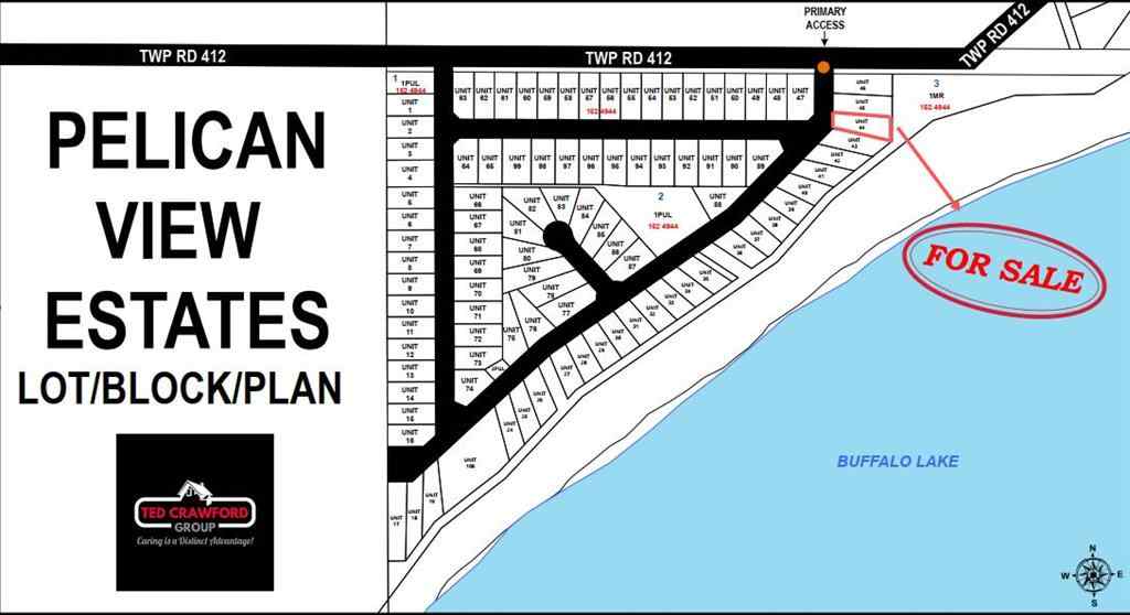 MLS® A2178832 - Unit #109 20419 Township Road 412   in Pelican View Estates Rural Camrose County, Land