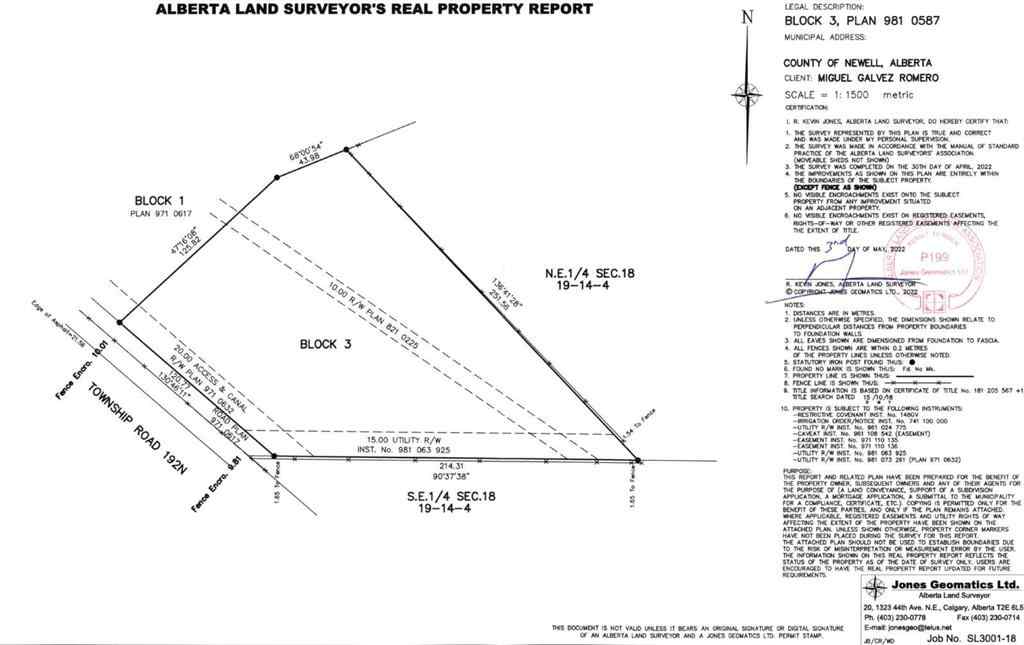 MLS® A2180649 - 145048 192 Township N in NONE Rural Newell, County of, Land