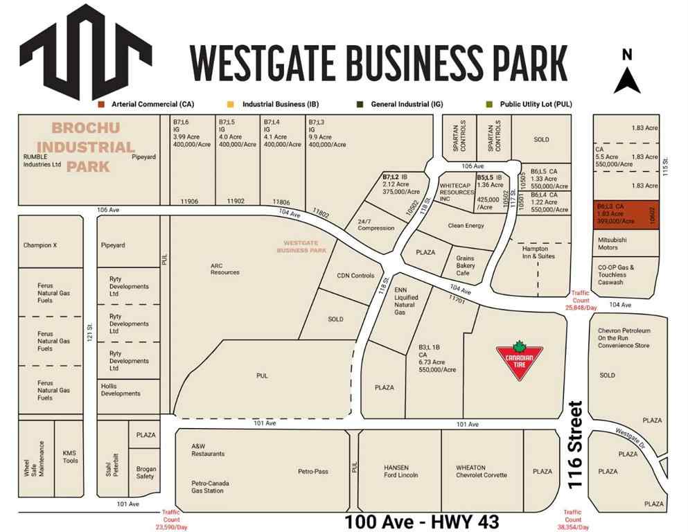 MLS® A2184780 - 10602 115 Street  in Westgate Grande Prairie, Land