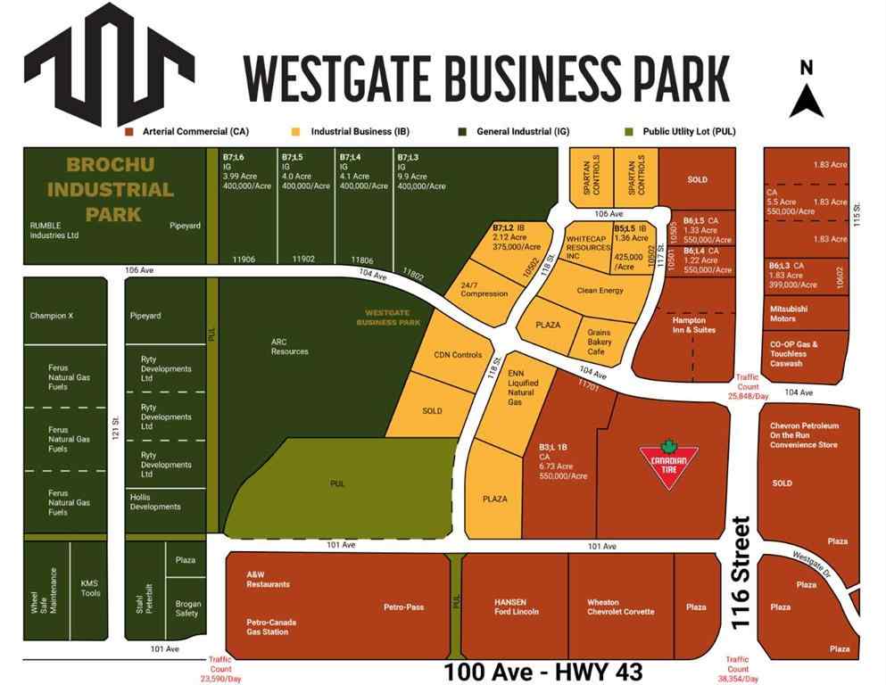 MLS® A2184780 - 10602 115 Street  in Westgate Grande Prairie, Land