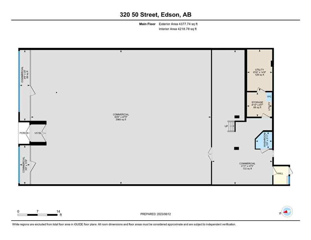 MLS® A2184808 - 320 50 Street  in Edson Edson, Commercial