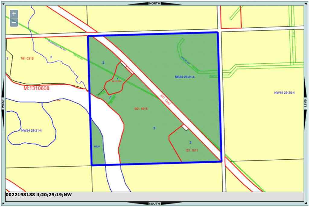 MLS® A2184845 - HIGHWAY 838 North Dinosaur Trail   in NONE Rural Starland County, Land