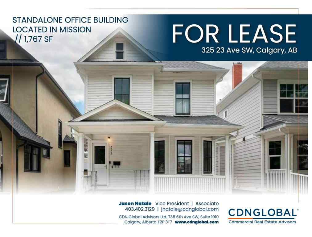 MLS® A2186003 - 325 23 Avenue SW in Mission Calgary, Commercial