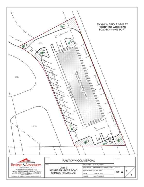 MLS® A2186387 - Unit #9 9205 Resources Road  in Railtown Grande Prairie, Land