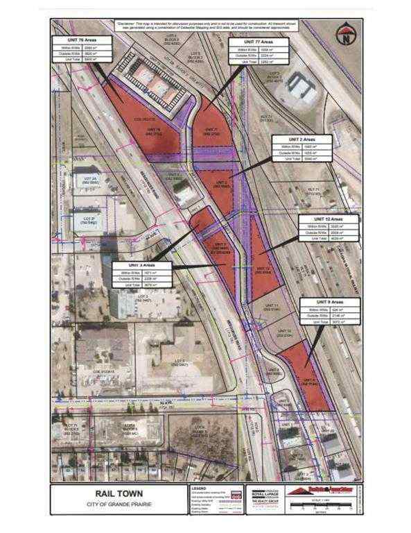 MLS® A2186391 - Unit #3 9305 Resources Road  in Railtown Grande Prairie, Land