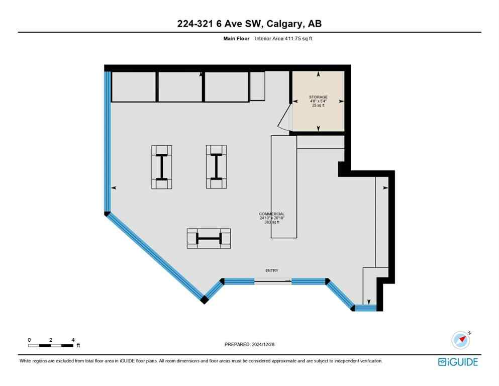 MLS® A2186605 - Unit #224 321 6 Avenue SW in Downtown Commercial Core Calgary, Commercial