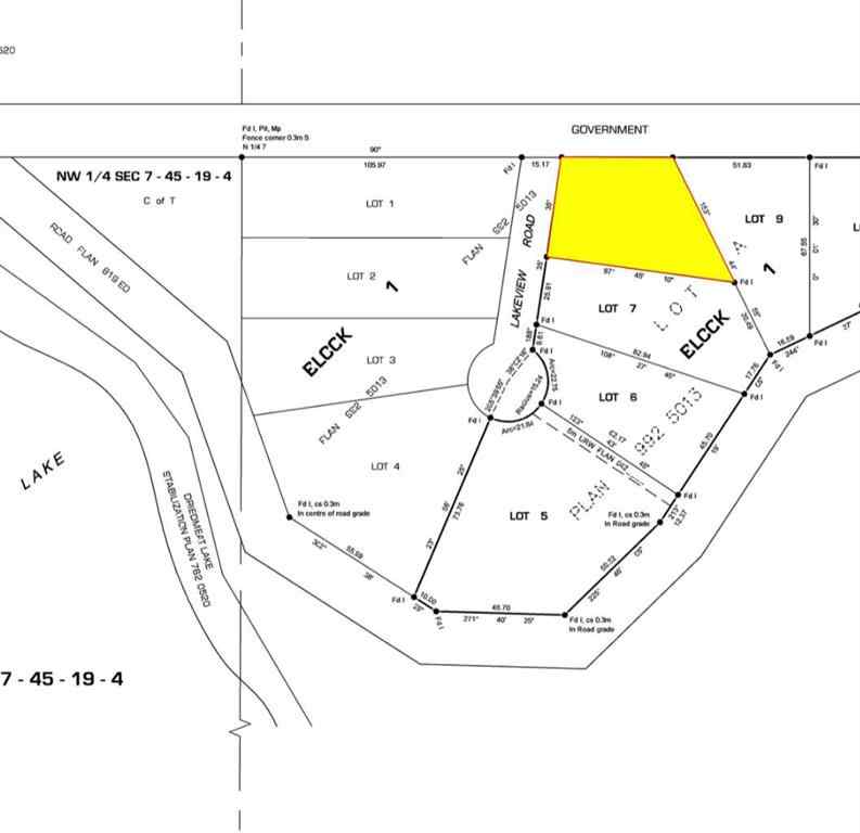 MLS® A2187169 - Unit #117 19518 TWP Road 452   in Tillicum Beach Tillicum Beach, Land