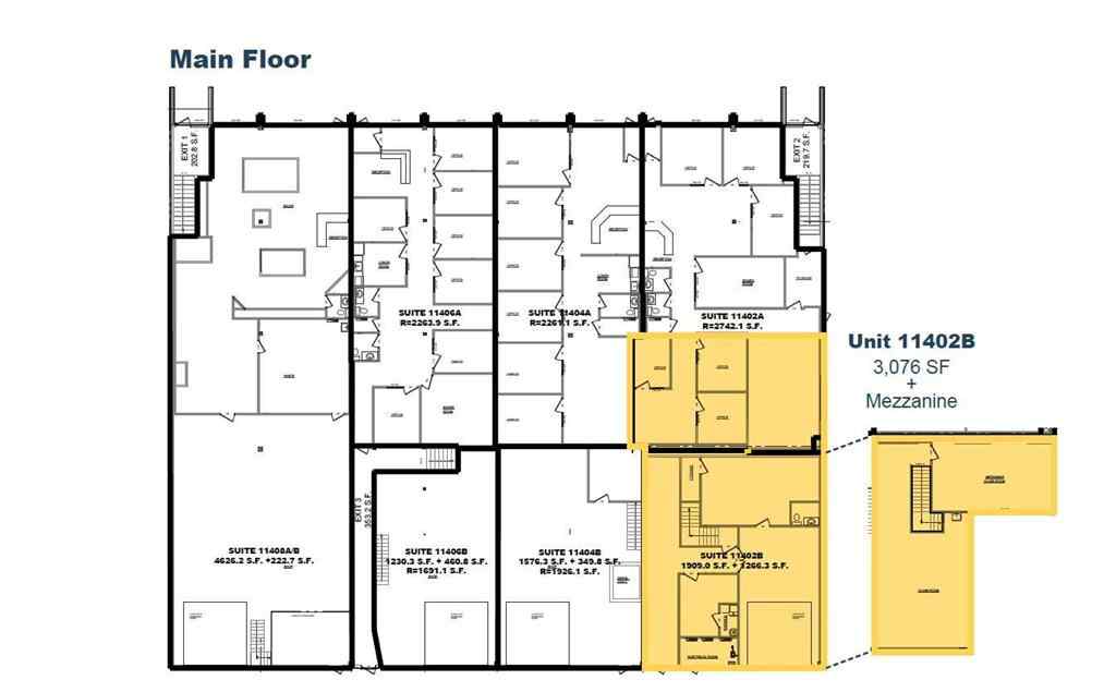MLS® A2187382 - Unit #B 11402 100 Street  in Avondale Grande Prairie, Commercial