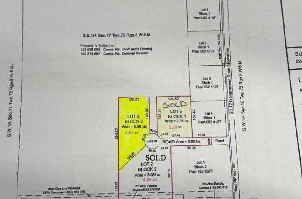 MLS® A2187592 - Unit #lot 3 Range Road 84 Township Road 722   in NONE Wembley, Land