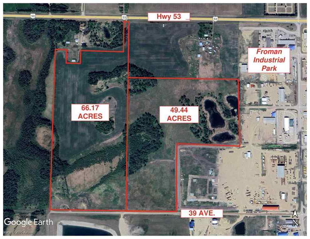 MLS® A2188777 - 6720 39 Avenue  in NONE Ponoka, Land