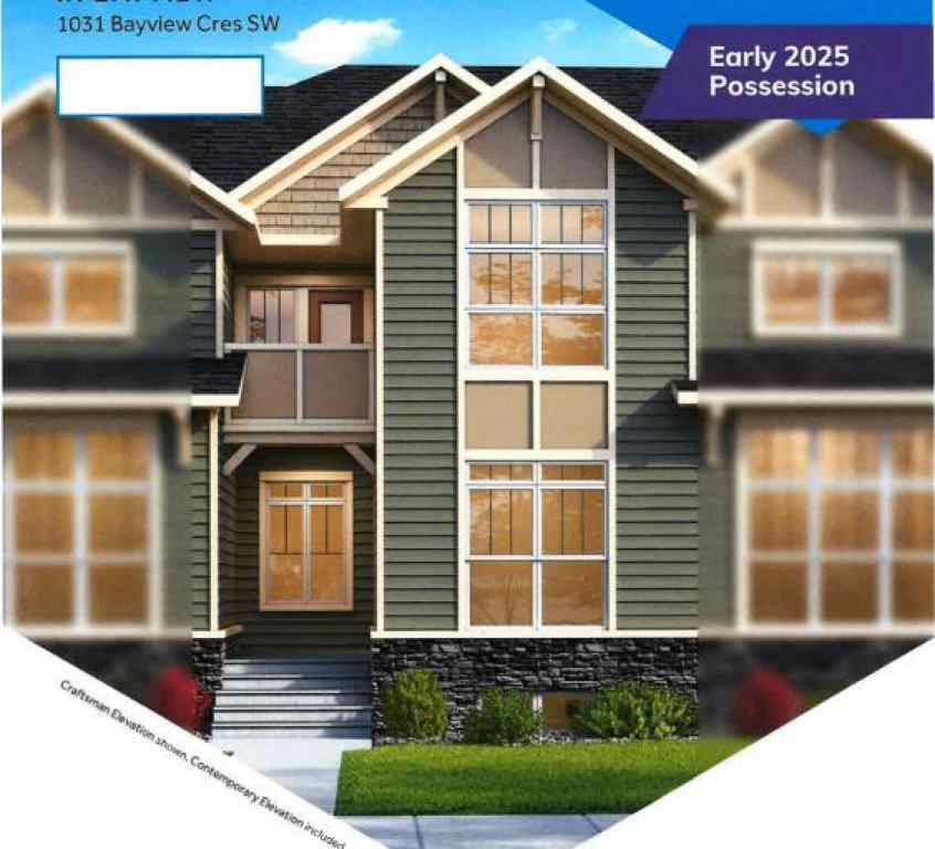 MLS® A2189764 - 1031 Bayview Crescent SW in Bayview Airdrie, Residential