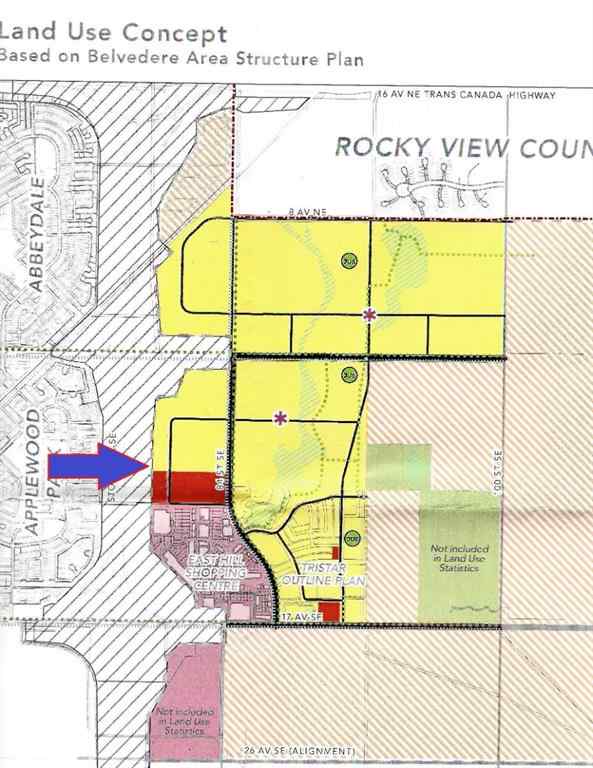 MLS® A2189913 - 8080R 9 Avenue SE in Belvedere Calgary, Land