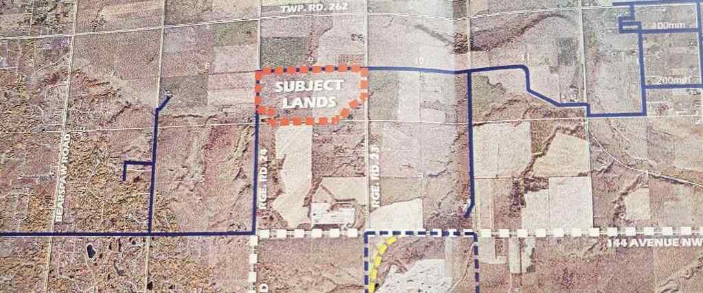 MLS® A2190238 - W-5 R-2, T- 26 ,S-9 Q-SE & SW Range Road 24 Road NW   in Bearspaw_Calg Rural Rocky View County, Land