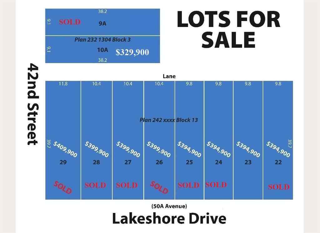 MLS® A2191504 - 5020 42 Street  in Cottage Area Sylvan Lake, Land