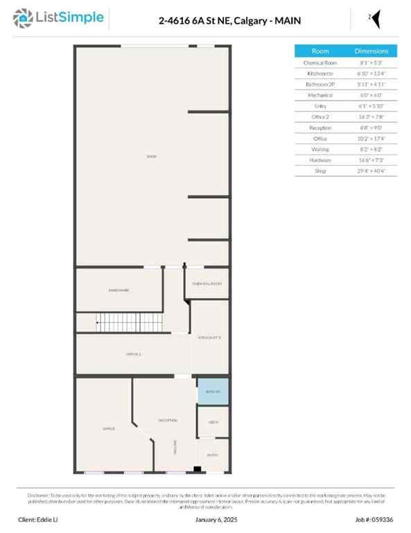 MLS® A2192196 - Unit #2 4616 6A Street NE in Greenview Industrial Park Calgary, Commercial