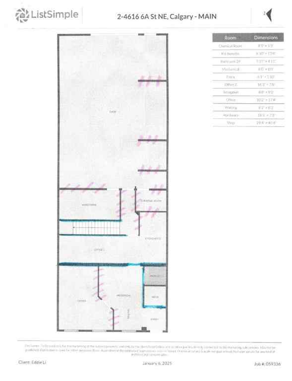 MLS® A2192196 - Unit #2 4616 6A Street NE in Greenview Industrial Park Calgary, Commercial