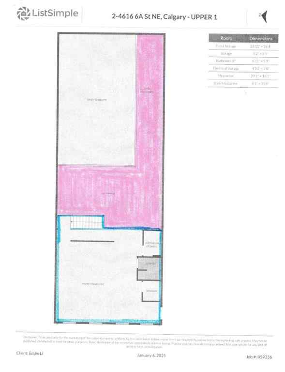 MLS® A2192196 - Unit #2 4616 6A Street NE in Greenview Industrial Park Calgary, Commercial