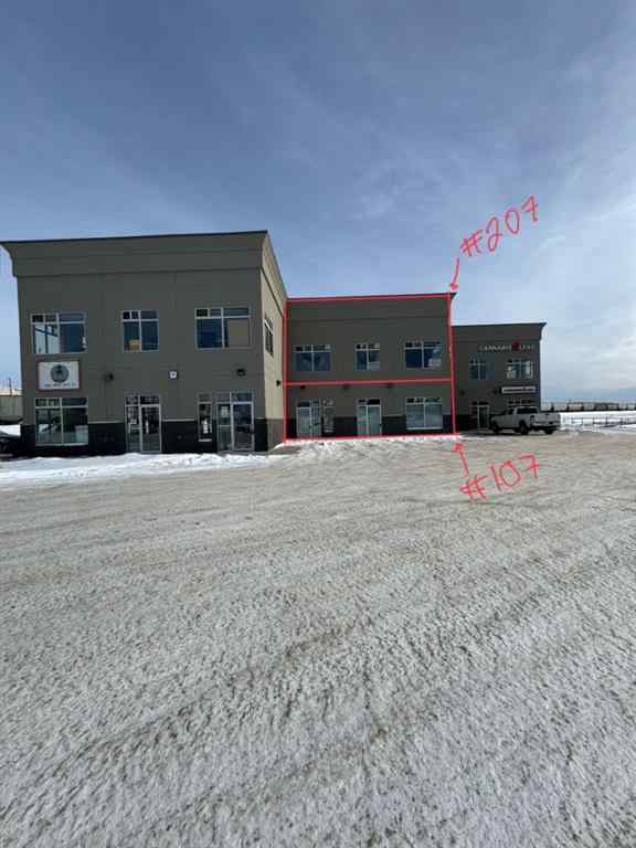 MLS® A2192370 - Unit #107 8801 Resources Road  in Railtown Grande Prairie, Commercial