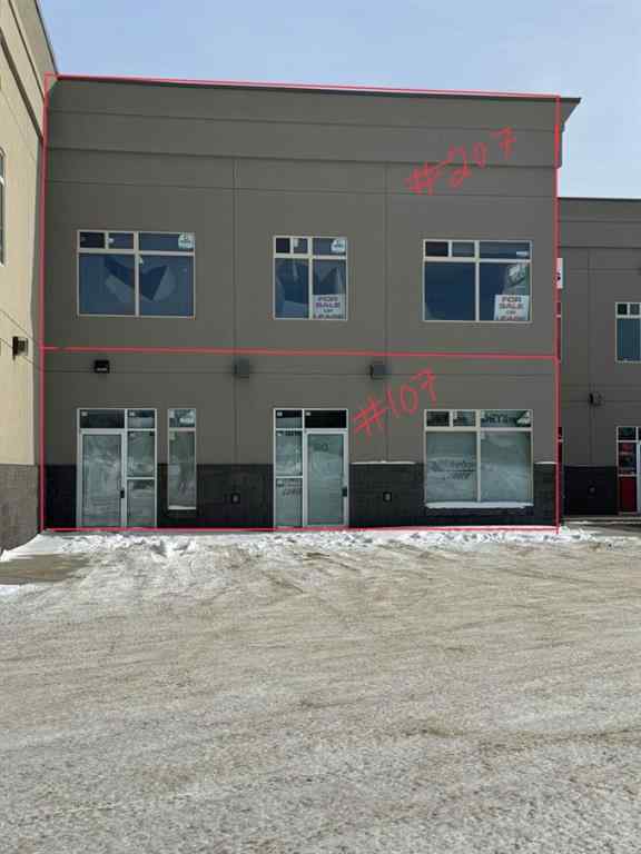 MLS® A2192370 - Unit #107 8801 Resources Road  in Railtown Grande Prairie, Commercial