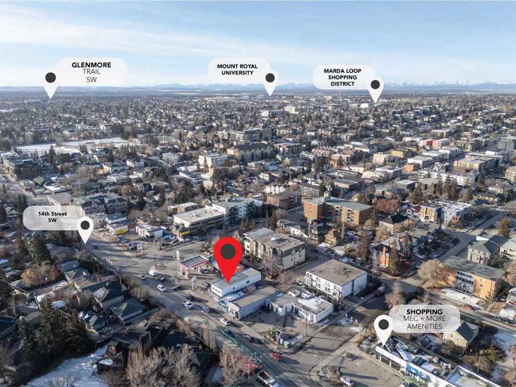 MLS® A2192967 - 2611, 2613,  2615 14 Street SW in Bankview Calgary, Commercial