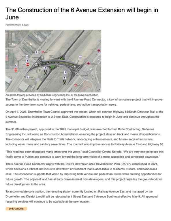 MLS® A2193301 - 150 South Railway Avenue E in Downtown Drumheller Drumheller, Land