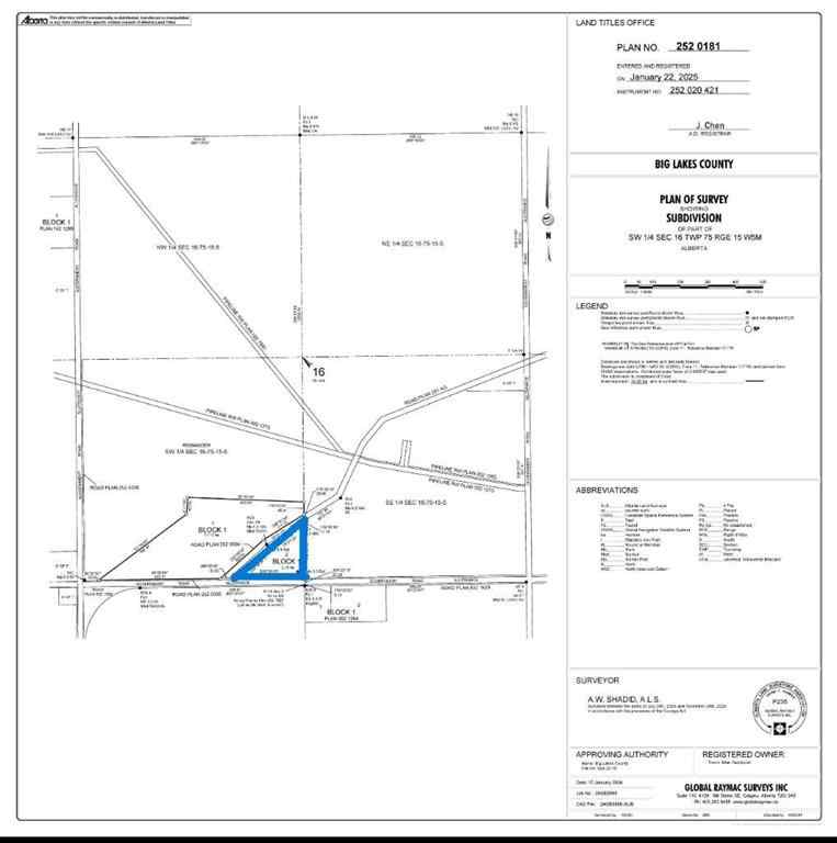 MLS® A2193789 - 752 Township   in NONE High Prairie, Land