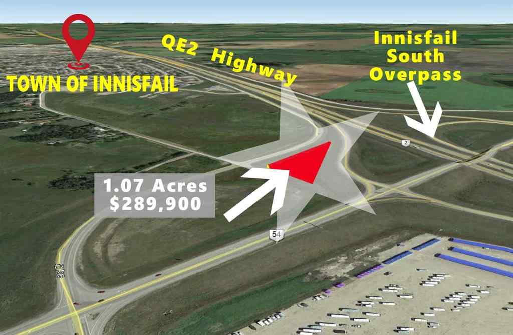 MLS® A2193949 - On Highway 54   in NONE Innisfail, Land