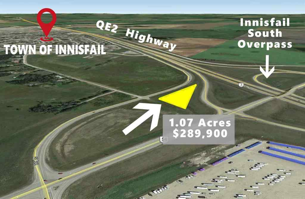 MLS® A2193949 - On Highway 54   in NONE Innisfail, Land