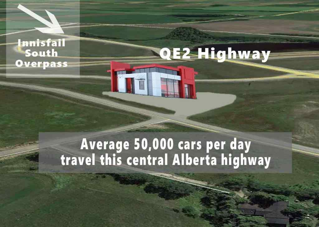 MLS® A2193949 - On Highway 54   in NONE Innisfail, Land