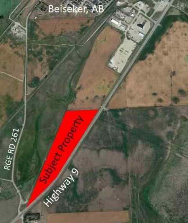 MLS® A2195672 - NW-01-28-26-W4   / On Hwy 9  and Rge Rd 261   in NONE Rural Rocky View County, Land
