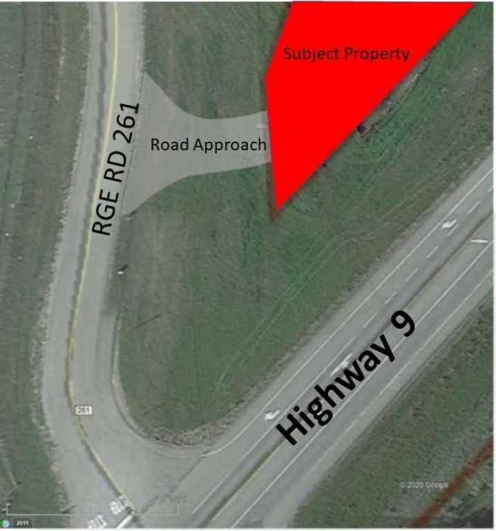 MLS® A2195672 - NW-01-28-26-W4   / On Hwy 9  and Rge Rd 261   in NONE Rural Rocky View County, Land