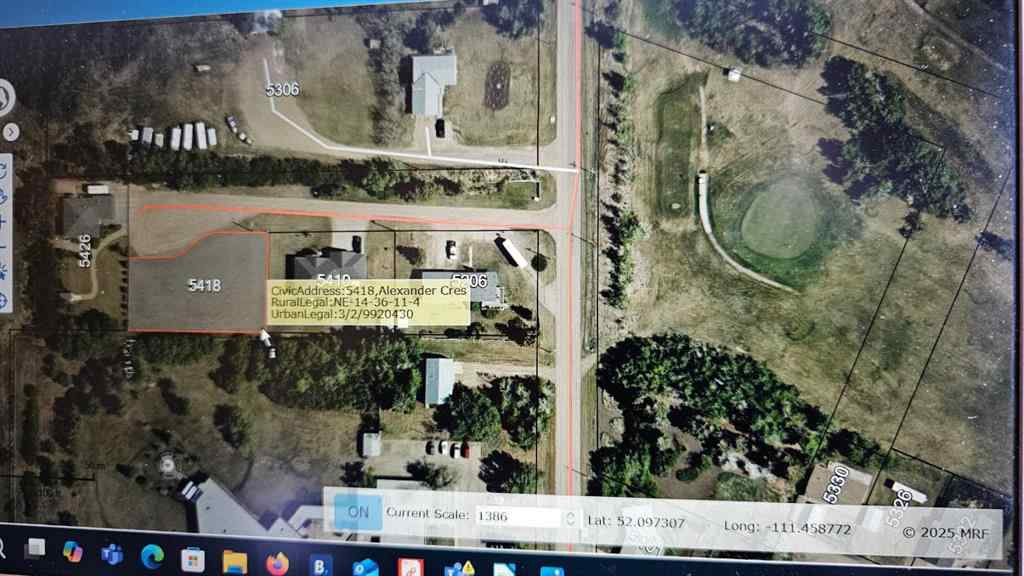 MLS® A2196349 - 5418 ALEXANDER Avenue  in NONE Coronation, Land