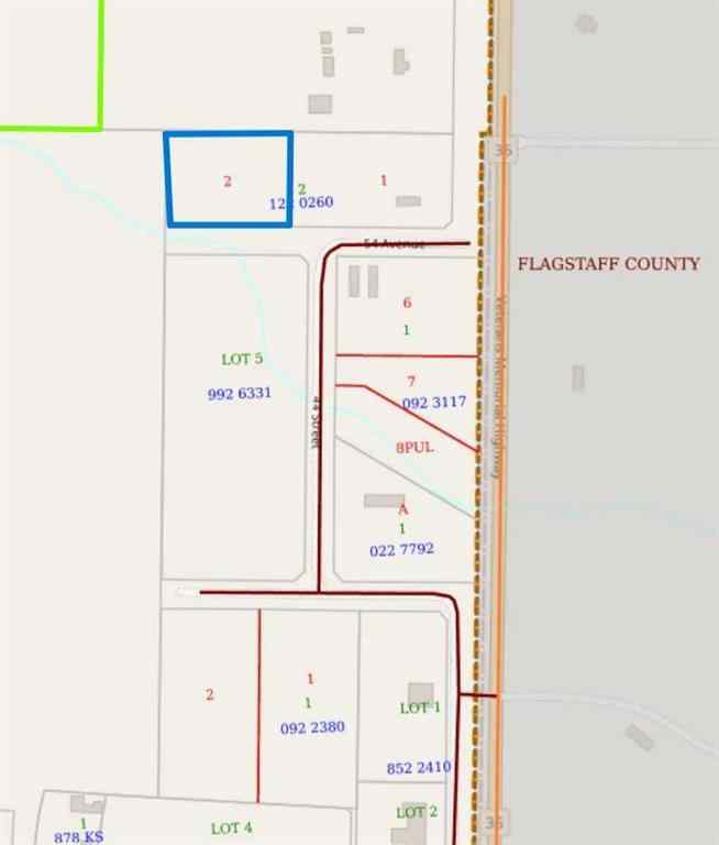 MLS® A2197203 - 4405 54 Avenue  in Killam Killam, Land