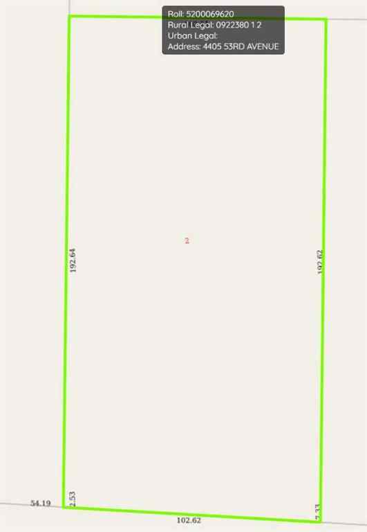 MLS® A2197252 - 4405 53 Avenue  in Killam Killam, Land