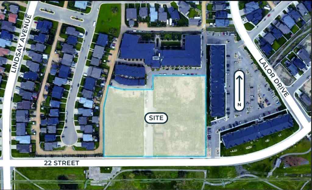 MLS® A2198279 - Unit #2 2660 22 Street  in Lancaster Green Red Deer, Land