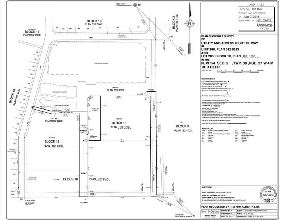 MLS® A2198279 - Unit #2 2660 22 Street  in Lancaster Green Red Deer, Land