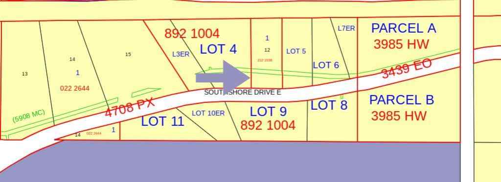 MLS® A2199128 - Block  1, Lot  12 Southshore Drive E in NONE Widewater, Land