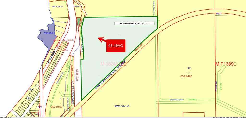 MLS® A2199244 - On HWY 20  N in NONE Rural Red Deer County, Land