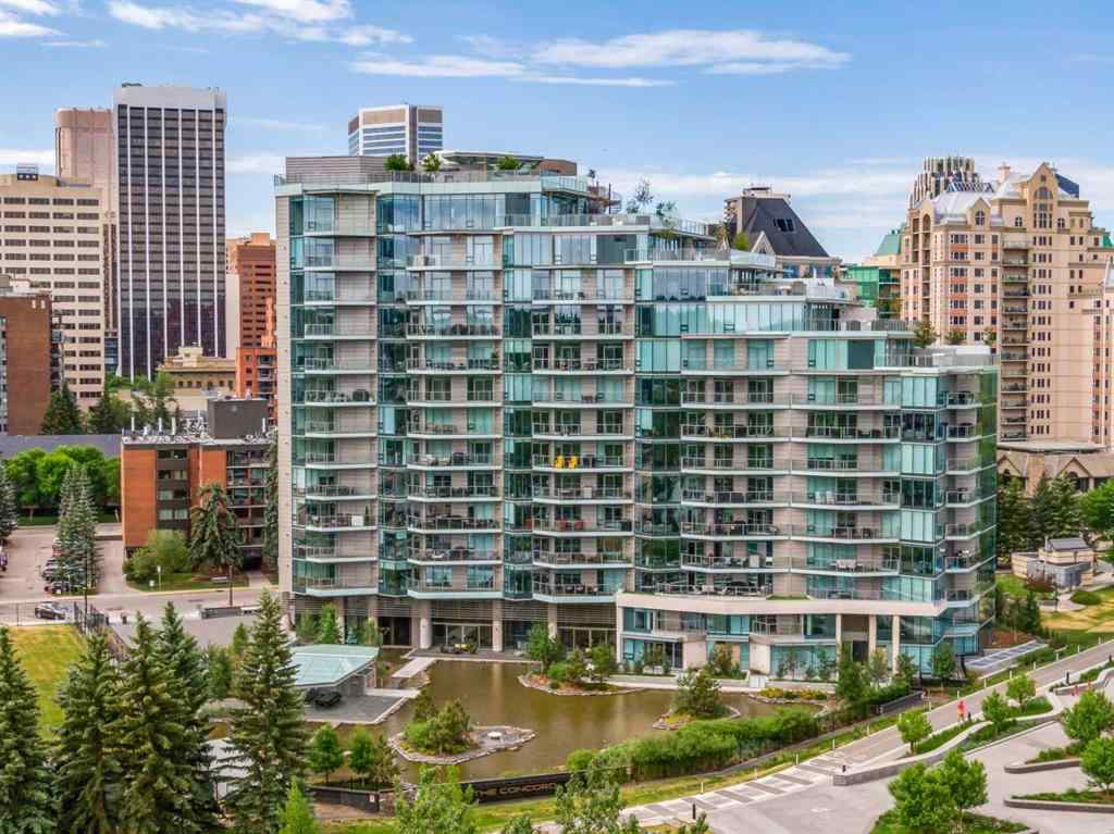 MLS® A2199261 - Unit #811 738 1 Avenue SW in Eau Claire Calgary, Residential