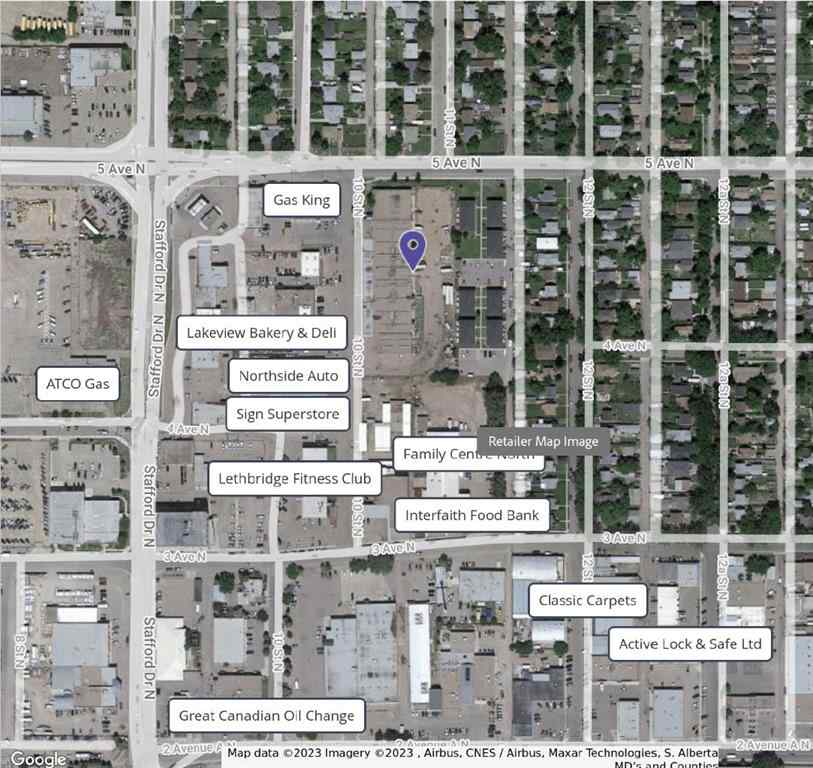 MLS® A2199480 - 443 10th Street N in Senator Buchanan Lethbridge, Commercial