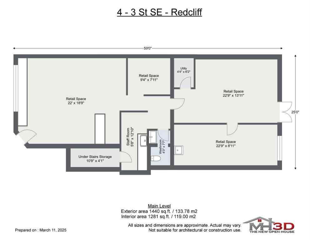 MLS® A2200066 - 4 3 Street SE in NONE Redcliff, Commercial