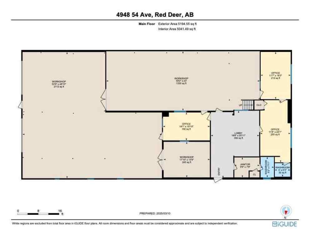 MLS® A2201614 - 4948 54th Avenue  in Railyards Red Deer, Commercial