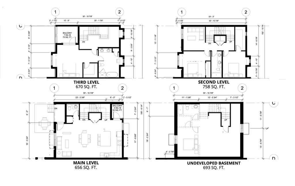 MLS® A2202302 - Unit #2 923 1 Avenue NW in Sunnyside Calgary, Residential