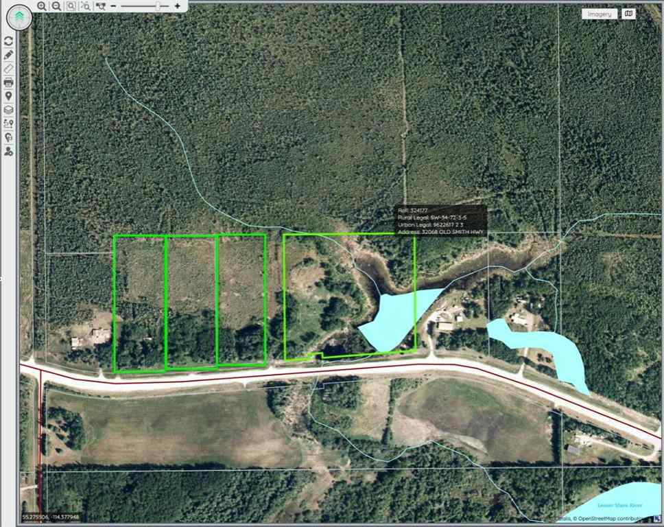 MLS® A2203249 - 32068 Old Smith Highway   in NONE Rural Lesser Slave River No. 124, M.D. of, Land